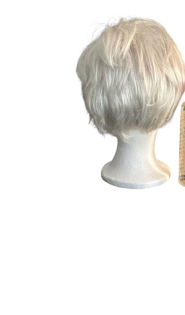 Jon Renau Short Layered Platinum Blonde Synthetic Wig